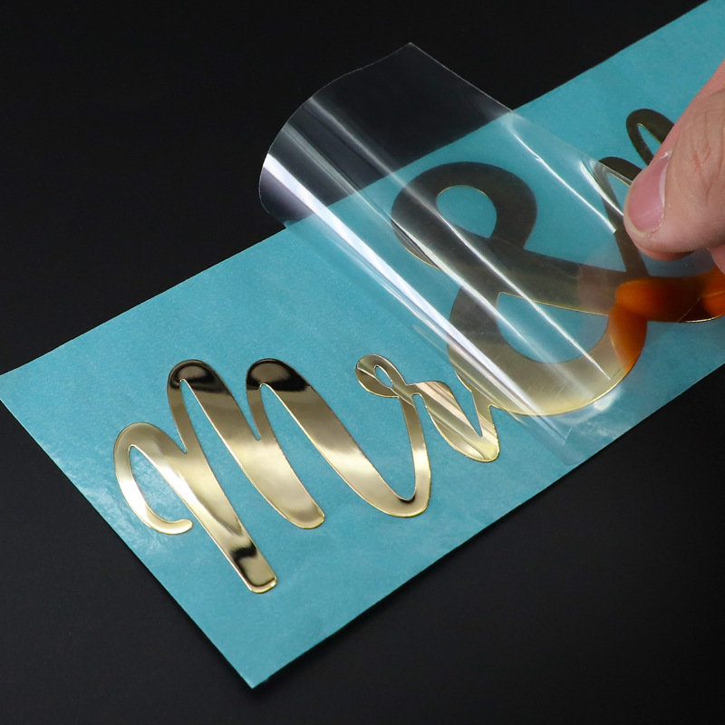 3D Printing Case - ملصقات نقل معدنية ثلاثية الأبعاد مطبوعة