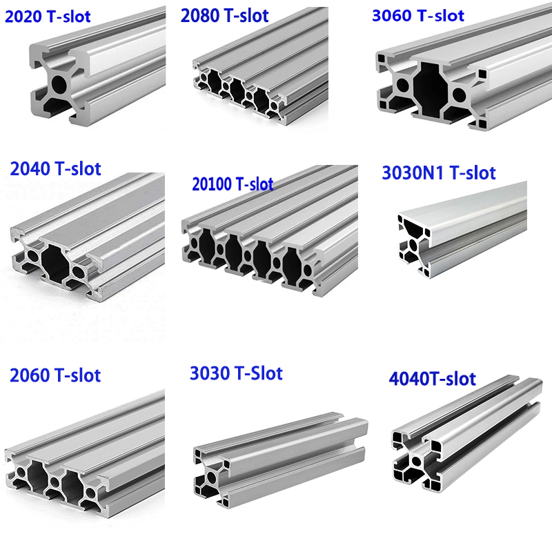 V Slot Aluminum Extrusion - 2020 2040 2060 2080 20100 3030