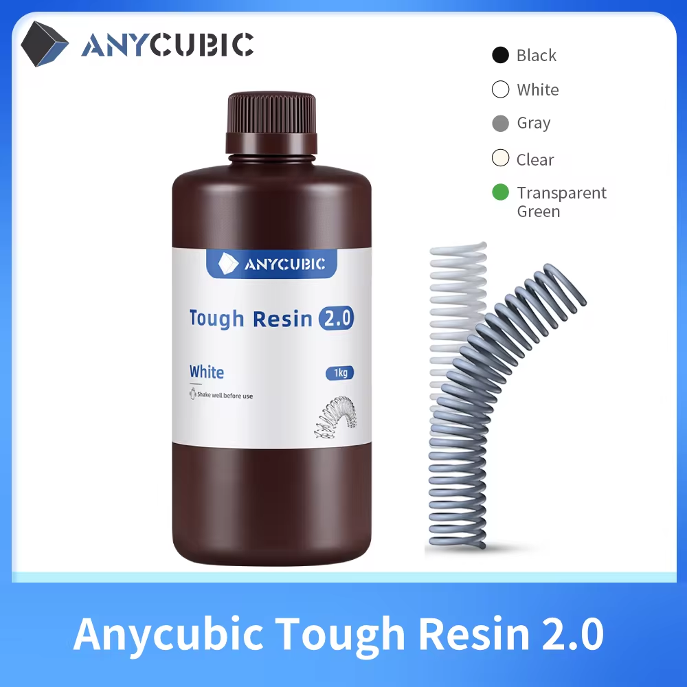 3D Printing Uv Resin - Anycubic مرنة الراتنج القوي 2.0 LCD