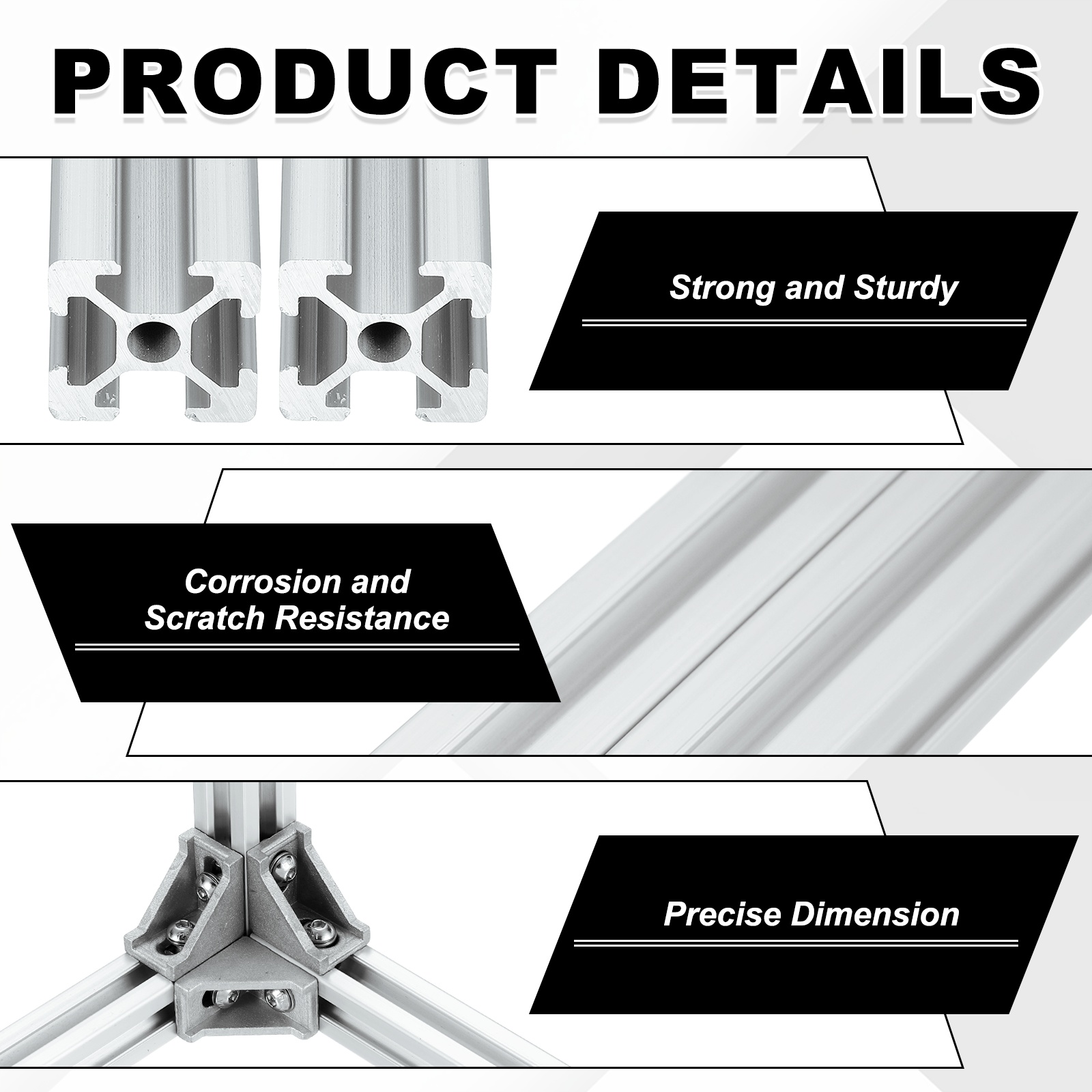 مجموعتان من قضبان الألومنيوم ا - مراجعة V Slot Aluminum Extrusion وسعره