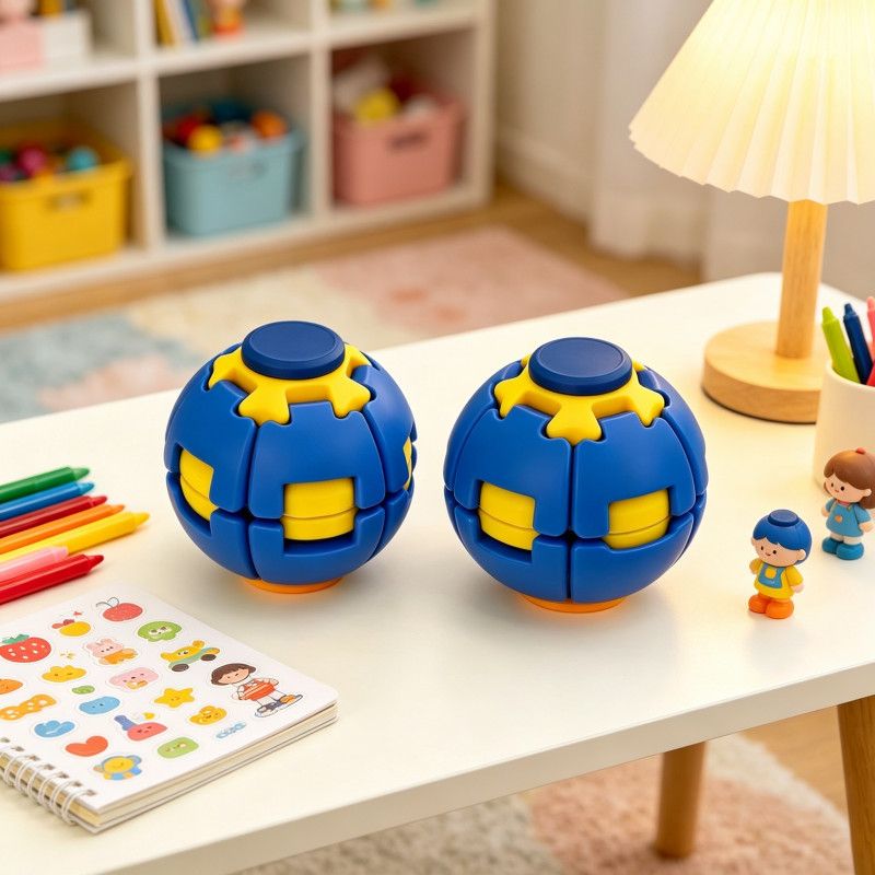 كرة فيدجت دوارة ثلاثية الأبعاد - مراجعة 3D Printing Fidget Toys وسعره