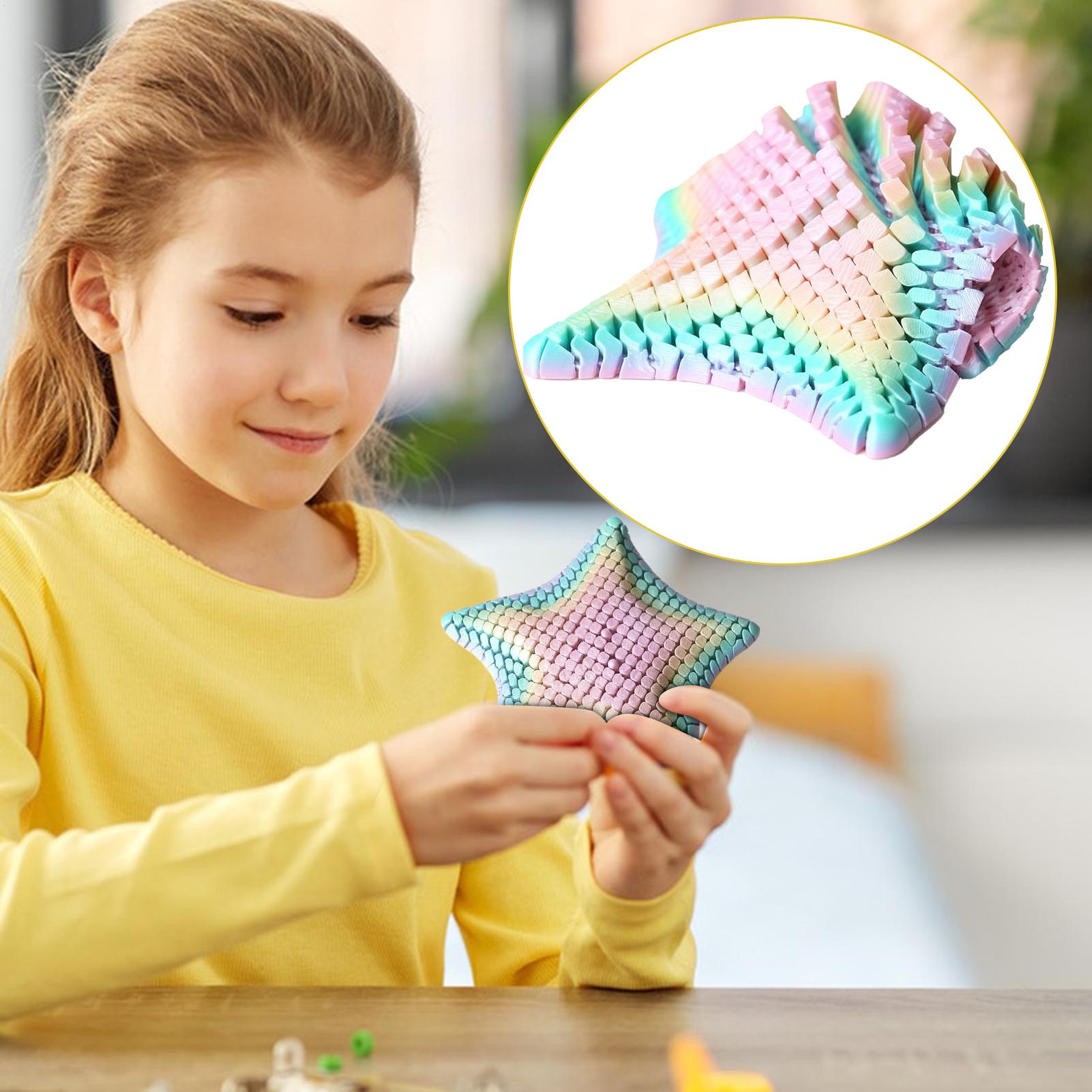 لعبة نجم البحر المرنة ثلاثية ا - مراجعة 3D Printing Fidget Toys وسعره