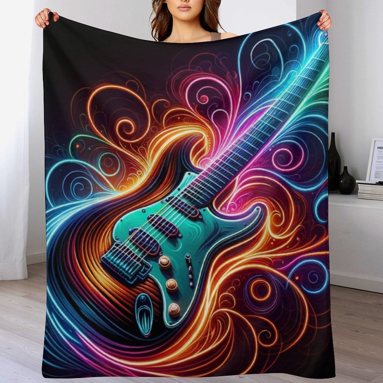 نيون جروف - بطانية ناعمة للجيت - مراجعة 3D Printing Guitar وسعره