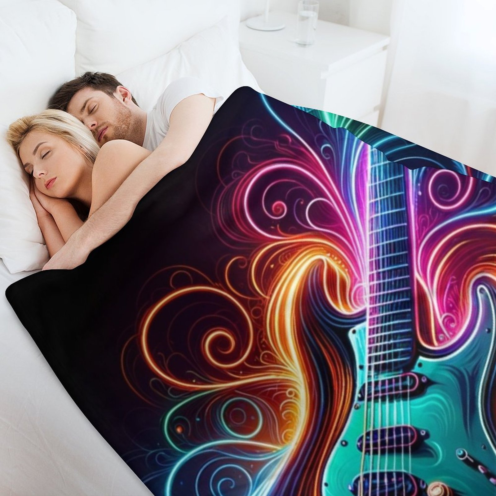 نيون جروف - بطانية ناعمة للجيت - مراجعة 3D Printing Guitar وسعره