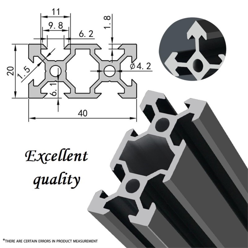 قطعة واحدة من قطاع الألومنيوم  - مراجعة V Slot Aluminum Extrusion وسعره