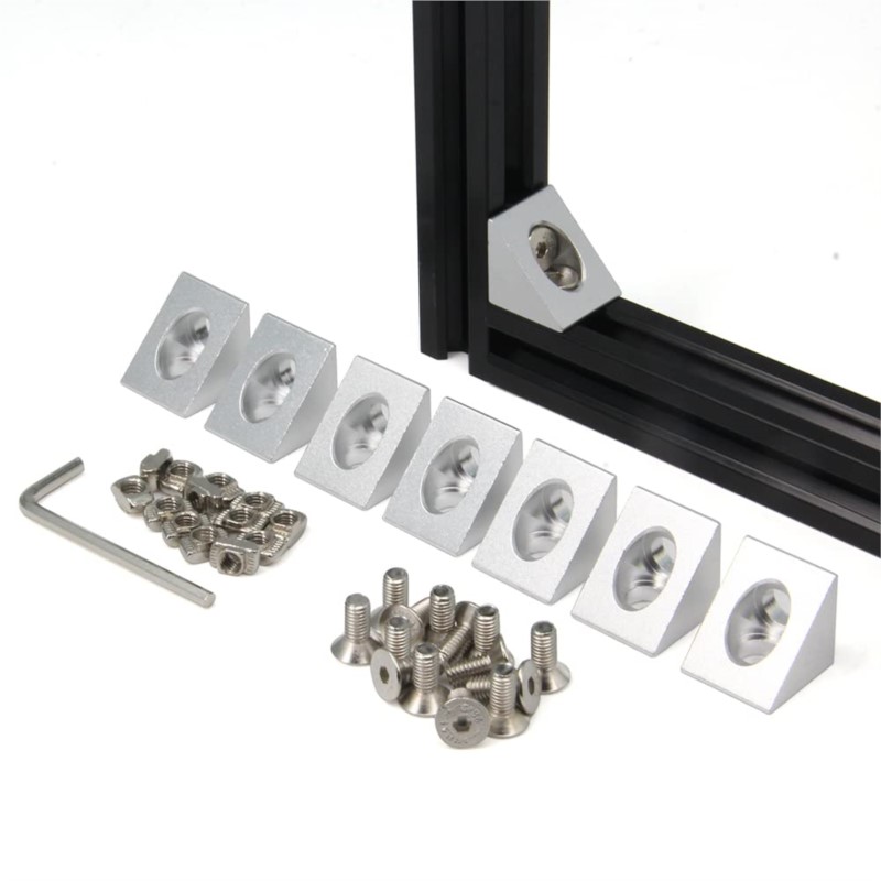 8 قطعة/الحزمة 2020 كتلة ألومني - مراجعة V Slot Aluminum Extrusion وسعره