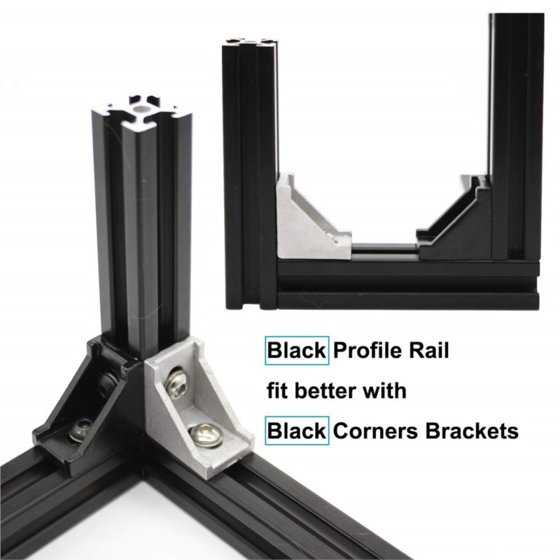 2020 الفضة/أسود الألومنيوم الش - مراجعة 3D Printer Enclosure Frame وسعره