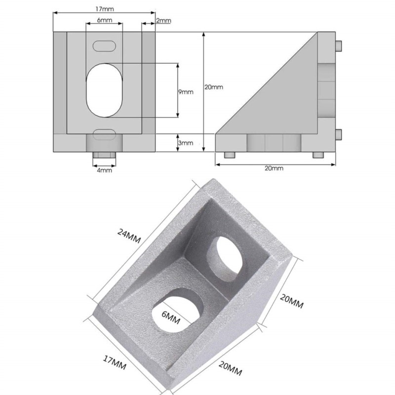 2020 الفضة/أسود الألومنيوم الش - مراجعة 3D Printer Enclosure Frame وسعره