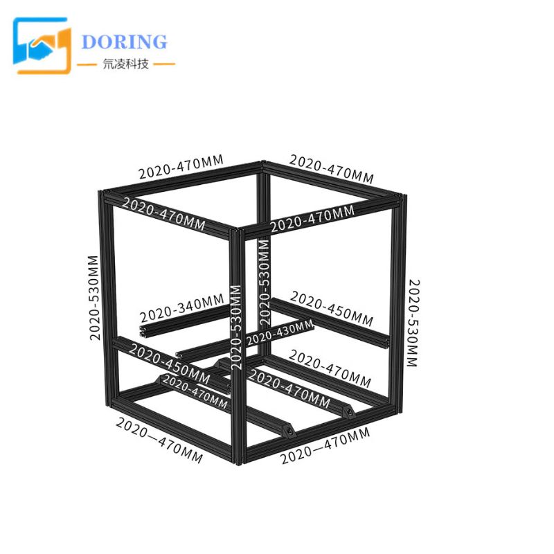إطار ألومنيوم لطابعة ثلاثية ال - مراجعة 3D Printer Enclosure Frame وسعره