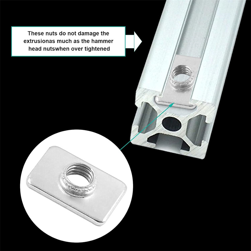 صامولة منزلقة مسطحة فتحة T ، إ - مراجعة 3D Printer Enclosure Frame وسعره
