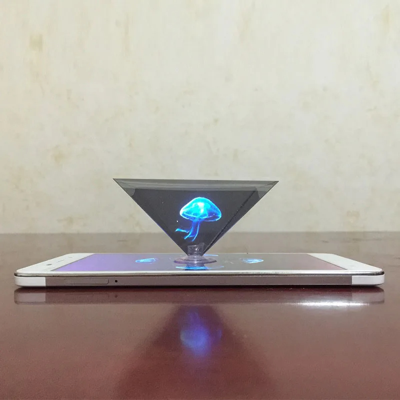 جهاز عرض هرمي ثلاثي الأبعاد ،  - مراجعة 3D Printing Hologram وسعره