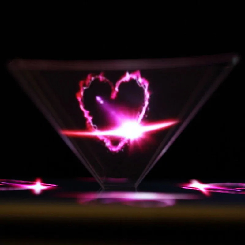 جهاز عرض هرمي ثلاثي الأبعاد ،  - مراجعة 3D Printing Hologram وسعره