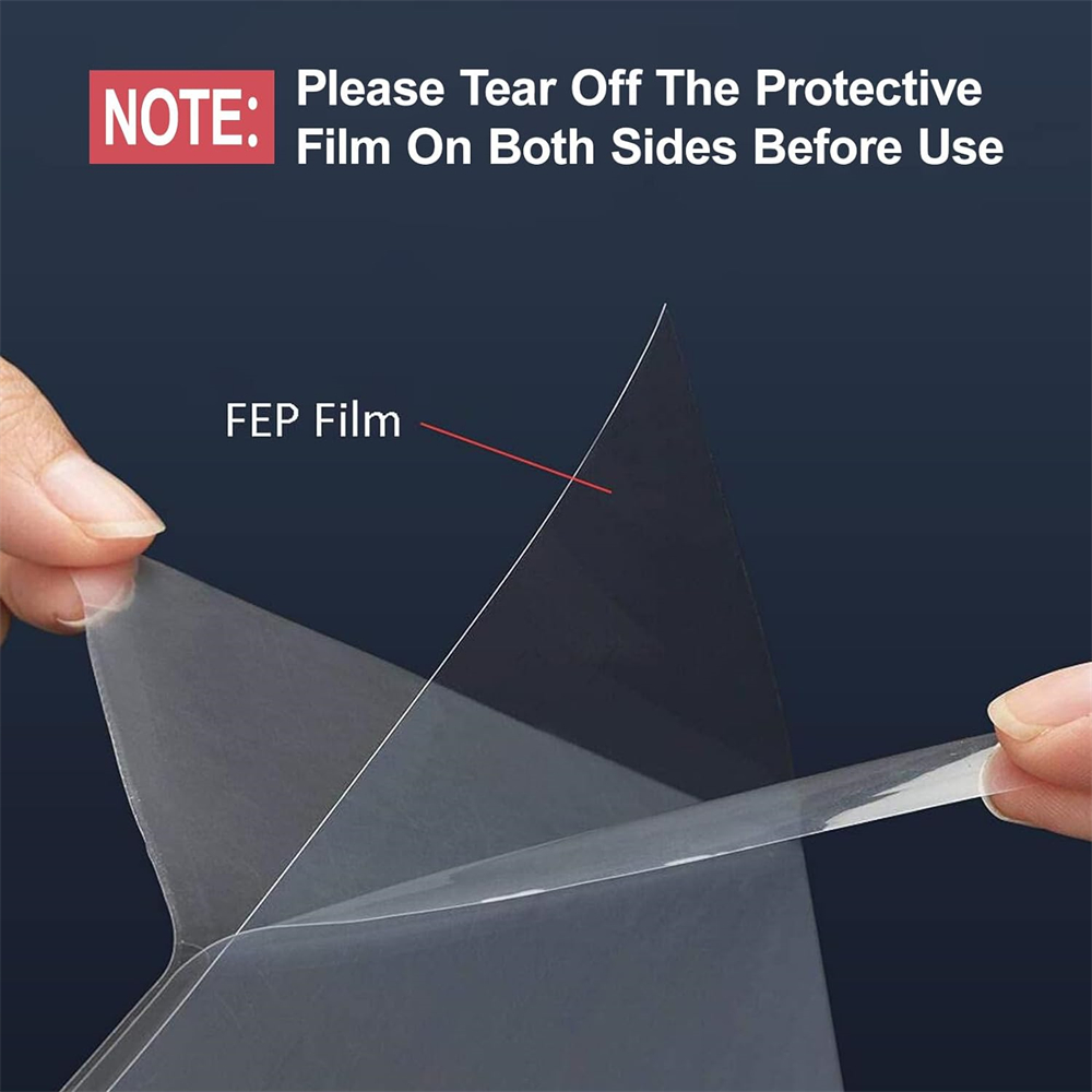 5 قطع من فيلم FEP بحجم 320x220 - مراجعة 3D Printing Uv Resin وسعره