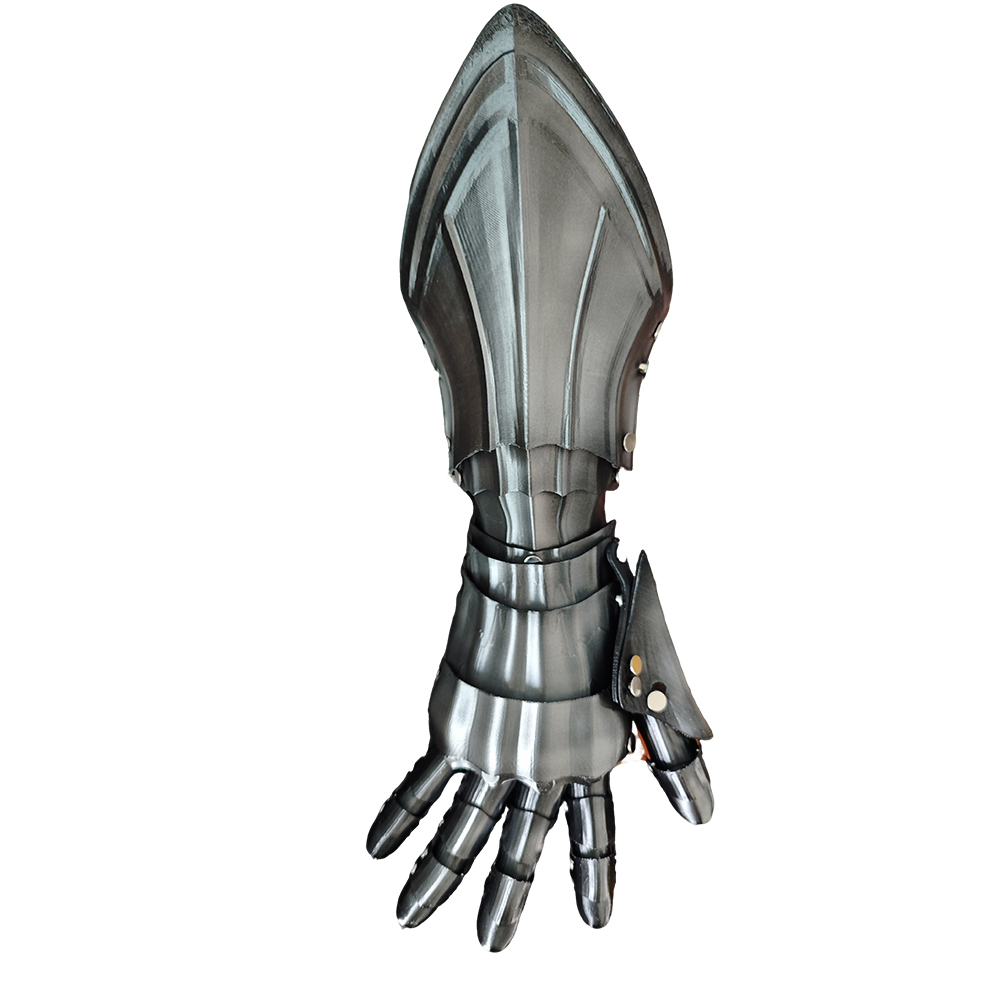 قفازات درع ميكانيكي تكتيكية مط - مراجعة 3D Printing Knight Armor وسعره