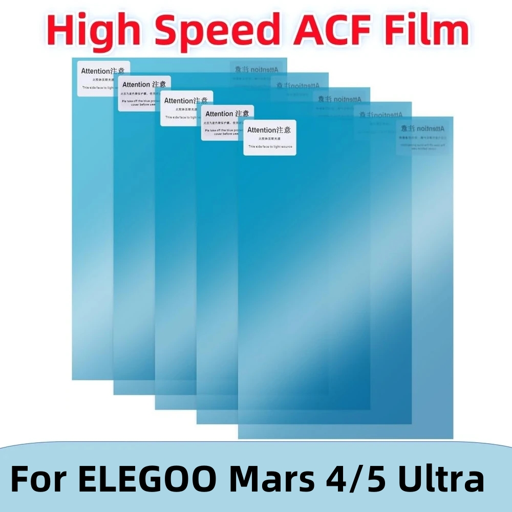 5 قطع من فيلم ACF بقياس 7 بوصة - مراجعة 3D Printing Uv Resin وسعره