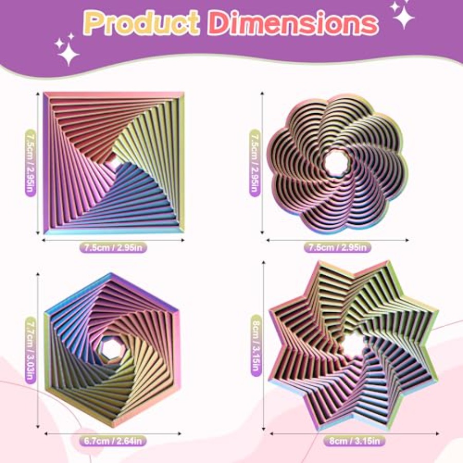 ألعاب فيدجت فراكترال دوارة ثلا - مراجعة 3D Printing Fidget Toys وسعره