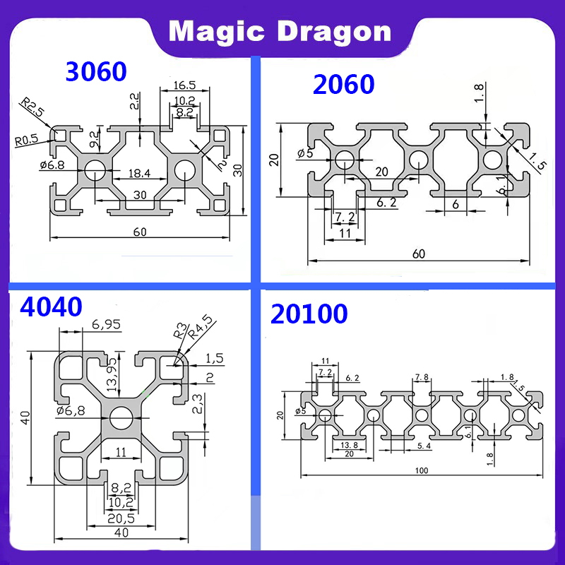 الاتحاد الأوروبي 2020 2040 206 - مراجعة V Slot Aluminum Extrusion وسعره