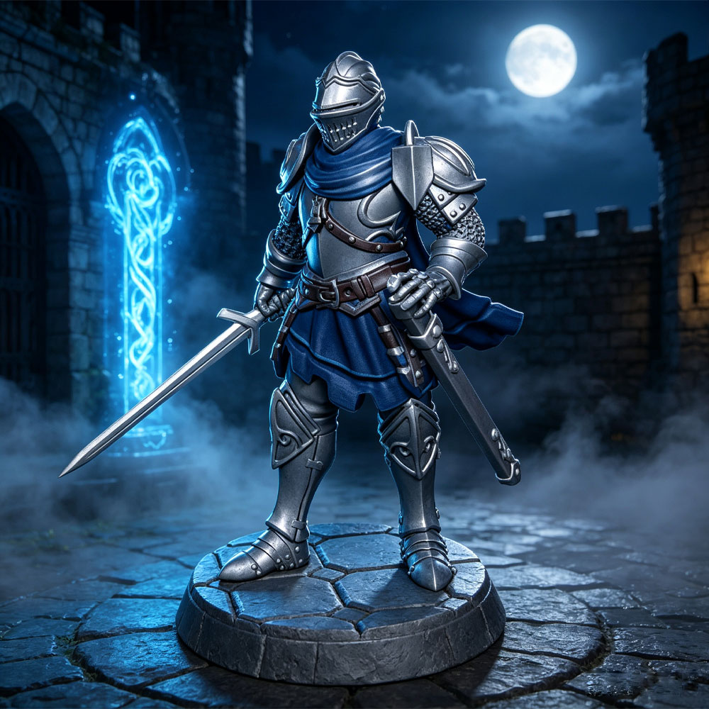 نموذج فارس من العصور الوسطى بد - مراجعة 3D Printing Knight Armor وسعره