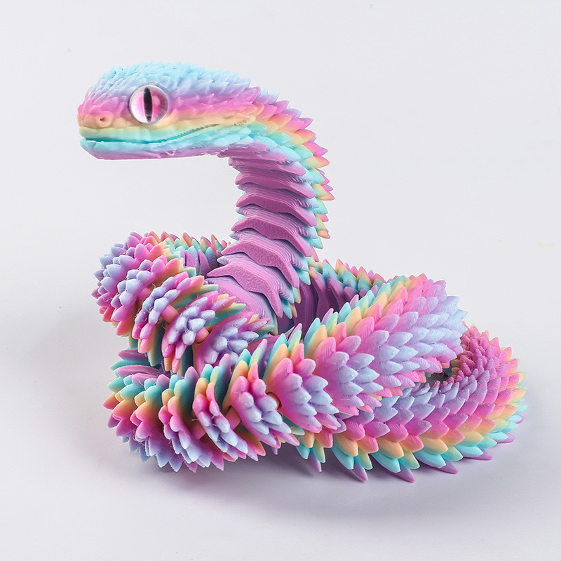 تمثال ثعبان واقعي جديد لعام 20 - مراجعة 3D Printing Fidget Toys وسعره