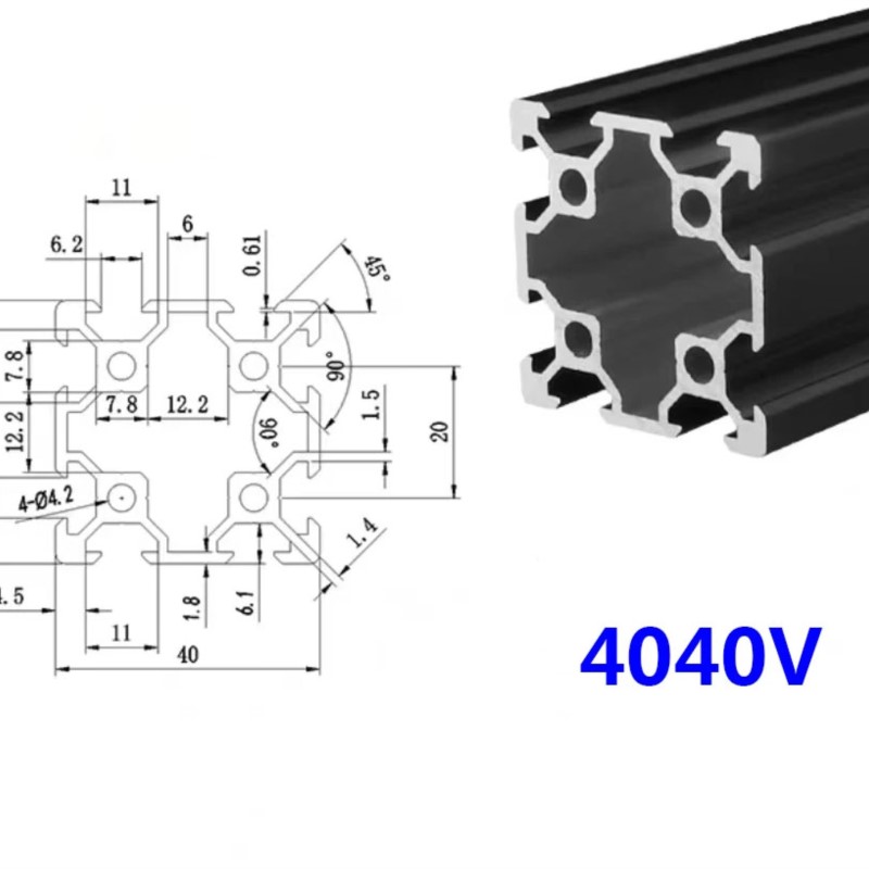 إطار سكة حديدية بالمعيار الأور - مراجعة V Slot Aluminum Extrusion وسعره