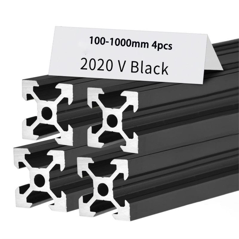 بثق جانبي من الألومنيوم الأسود - مراجعة V Slot Aluminum Extrusion وسعره