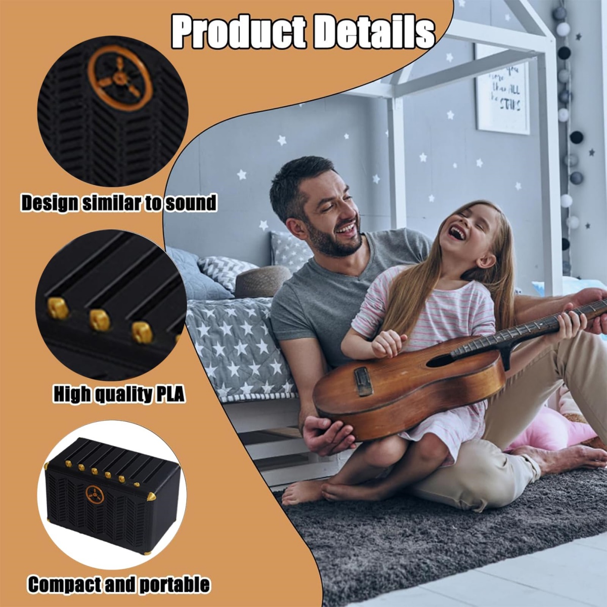 حامل اختيار الجيتار، حامل مكبر - مراجعة 3D Printing Guitar وسعره