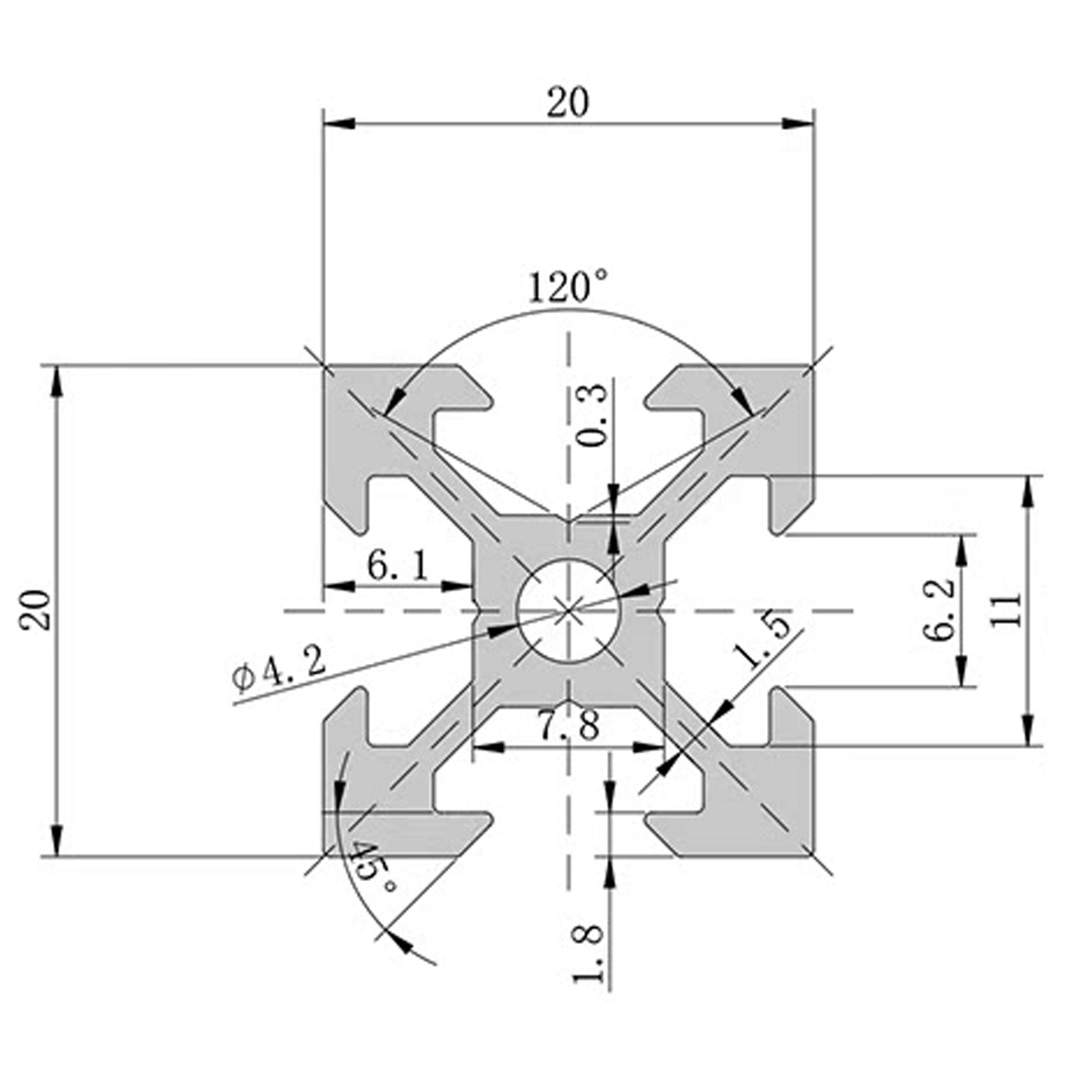 4 قطع من قضبان الألمنيوم المبث - مراجعة V Slot Aluminum Extrusion وسعره