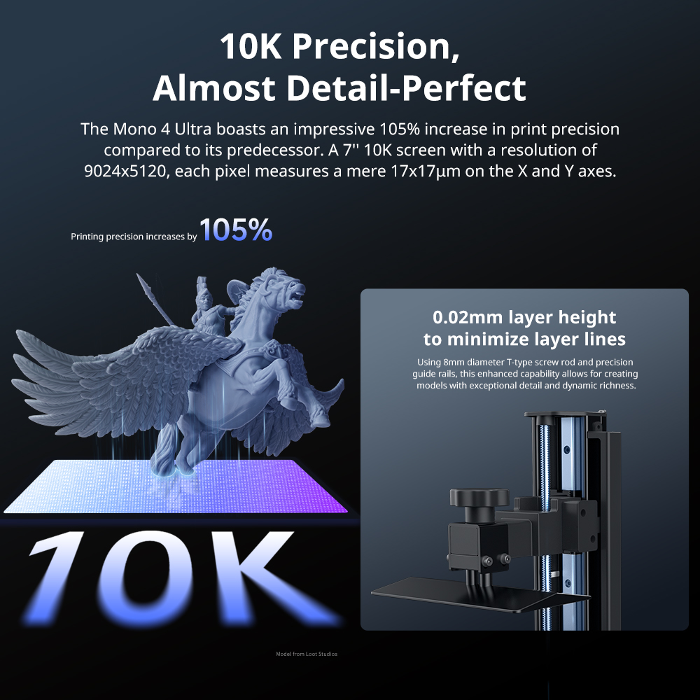 طابعة ANYCUBIC Photon Mono 4 U - مراجعة 3D Printing Uv Resin وسعره
