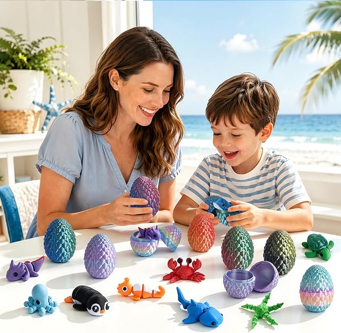 24 قطعة من صناديق المفاجآت الم - مراجعة 3D Printing Fidget Toys وسعره