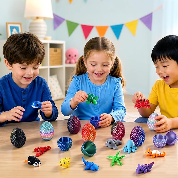 24 قطعة من صناديق المفاجآت الم - مراجعة 3D Printing Fidget Toys وسعره